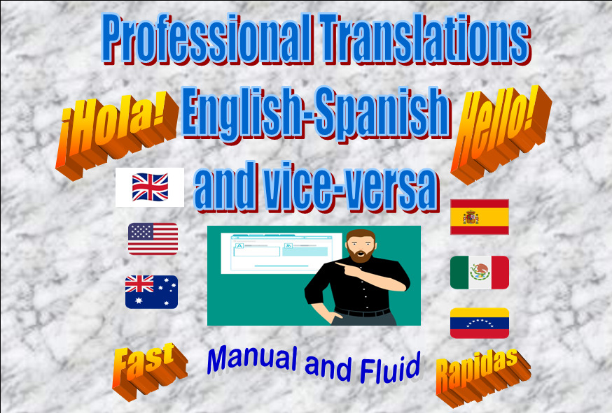 16508I will do up to 1500 Word Human Translation from English into Spanish or vice versa.
